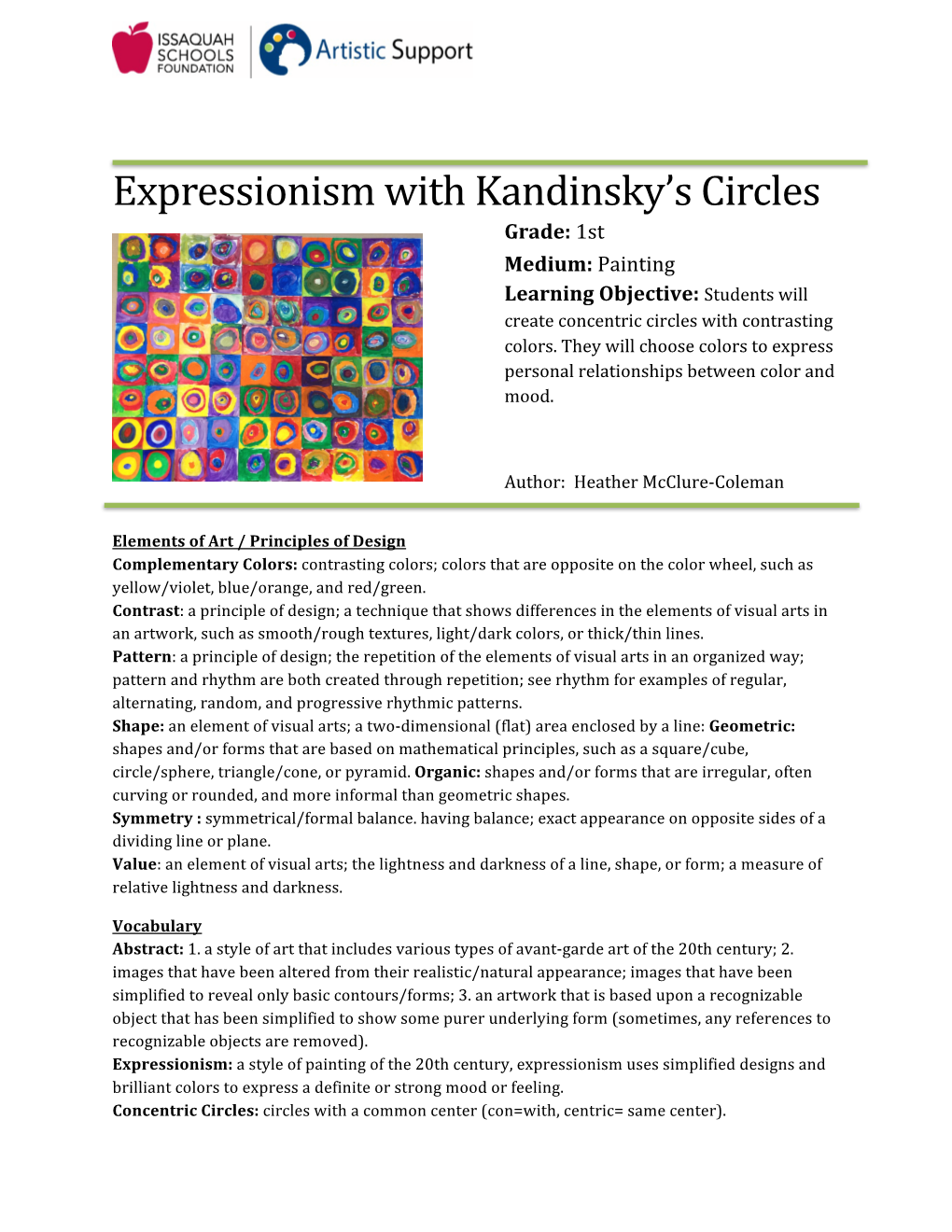 Expressionism with Kandinsky's Circles