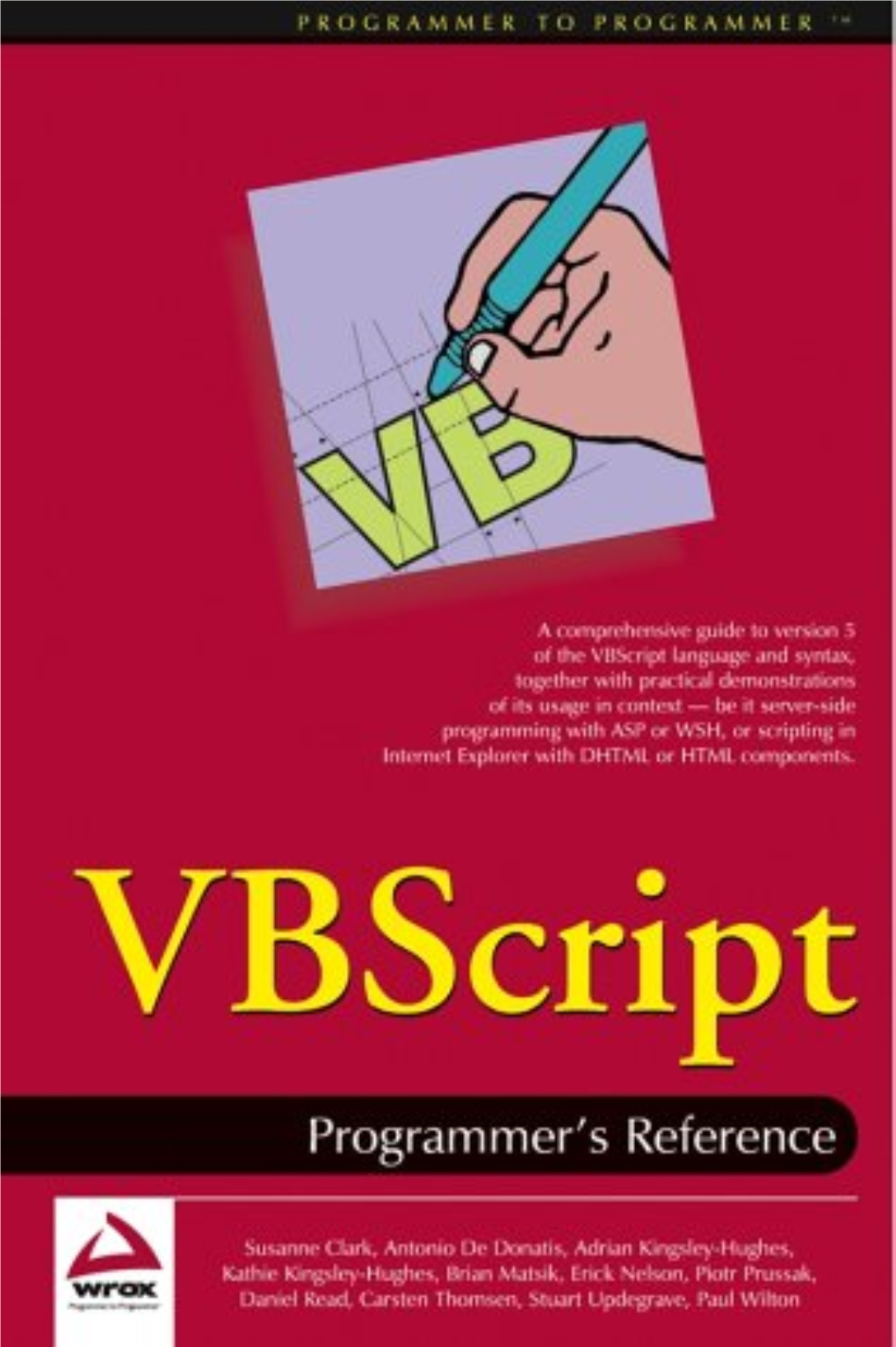 Vbscript Programmer's Reference