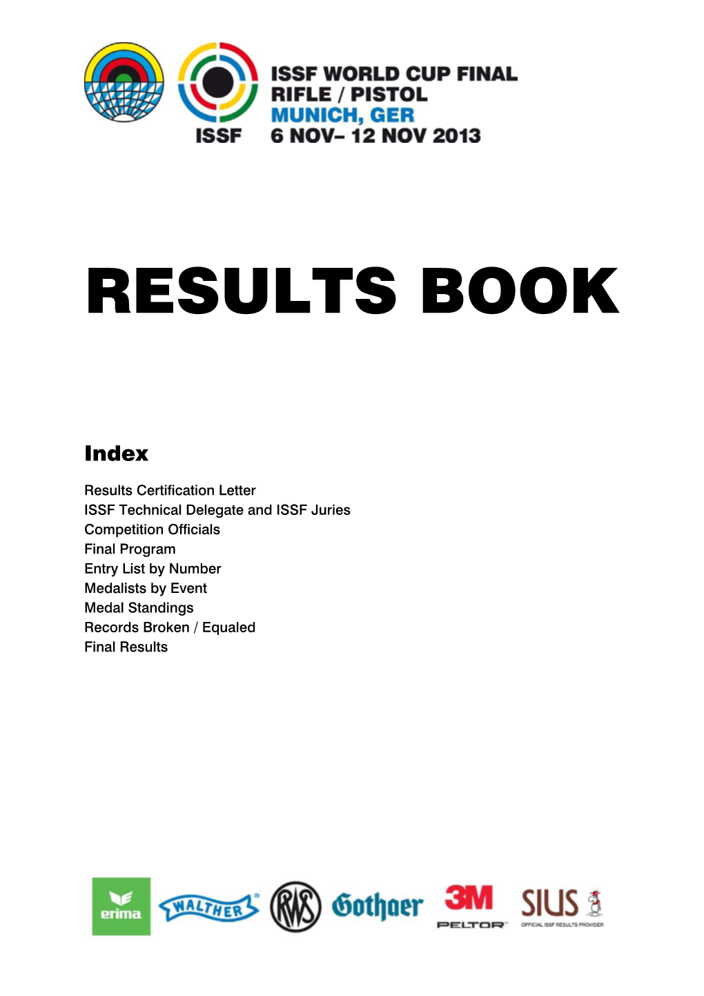 Results Book