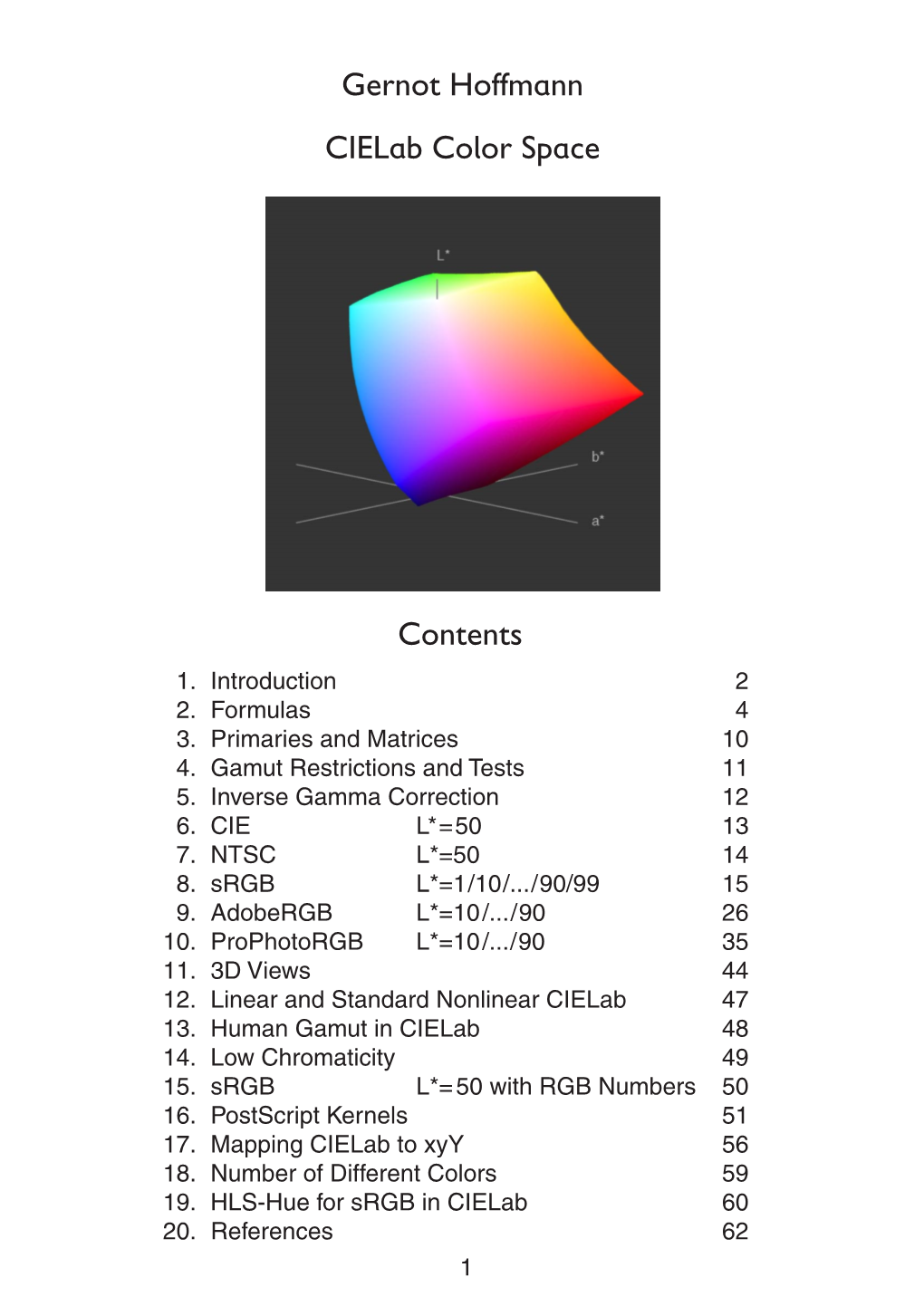 Cielab Color Space