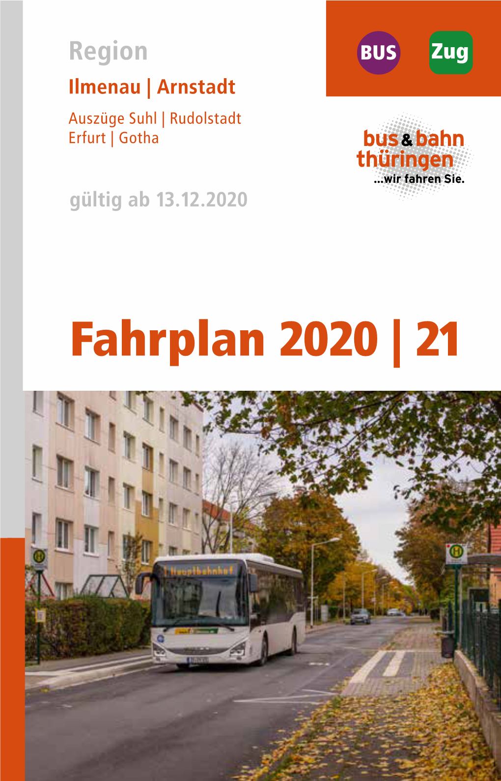 Fahrplanheft Ilm-Kreis Gültig Ab 13.12.2020