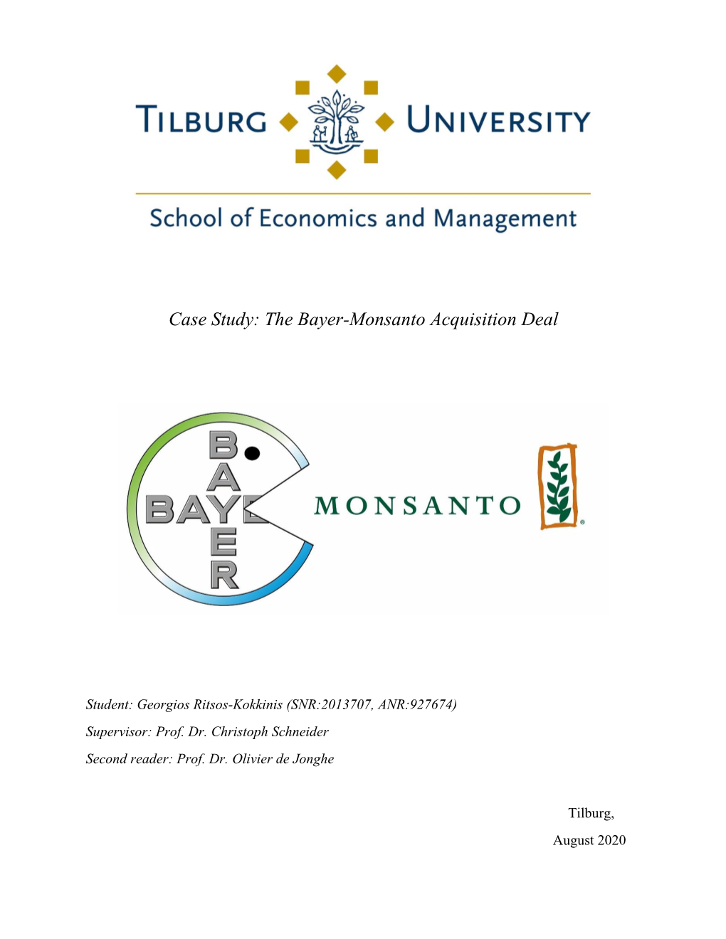 Case Study: the Bayer-Monsanto Acquisition Deal