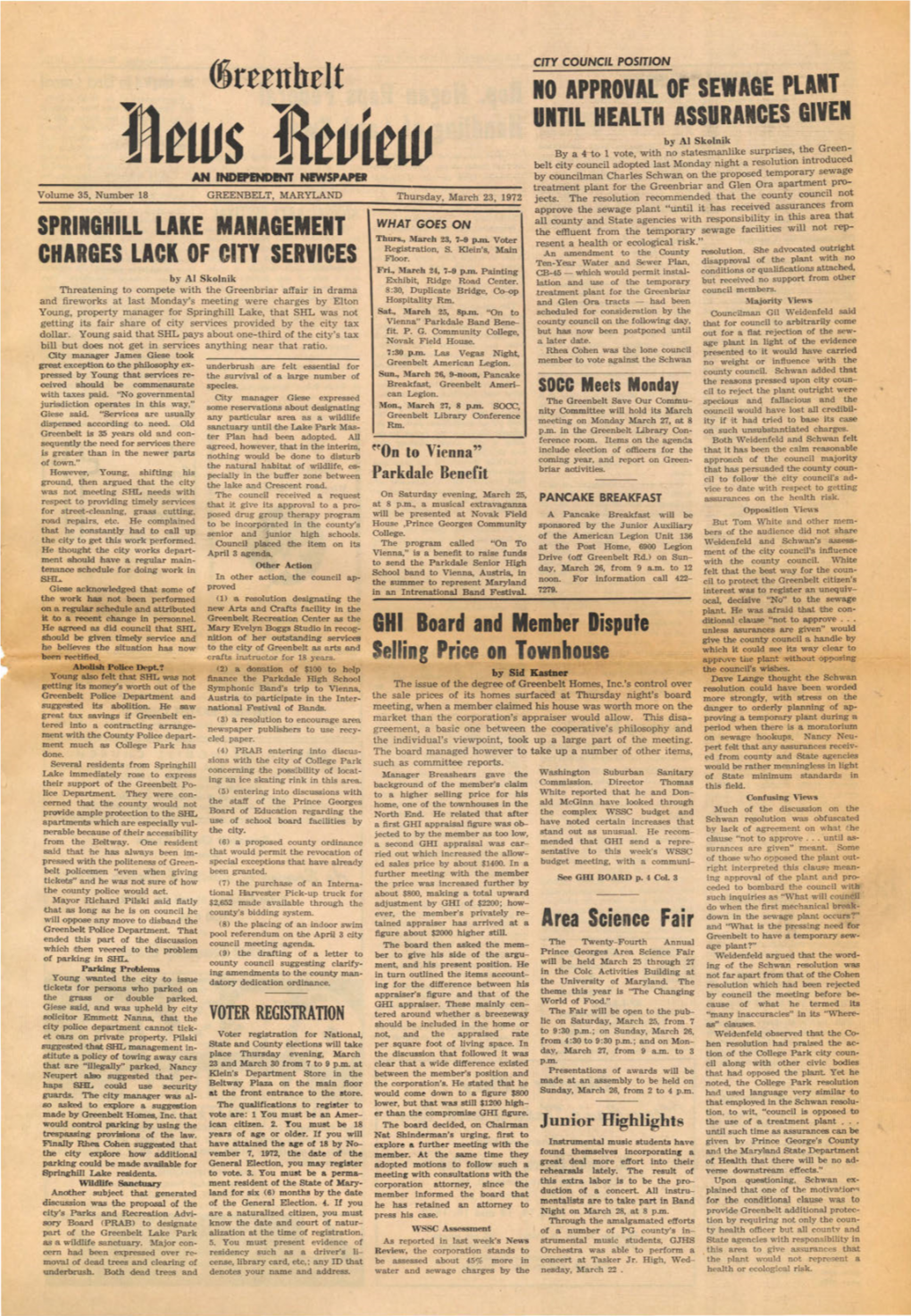 23 March 1972 Greenbelt News Review