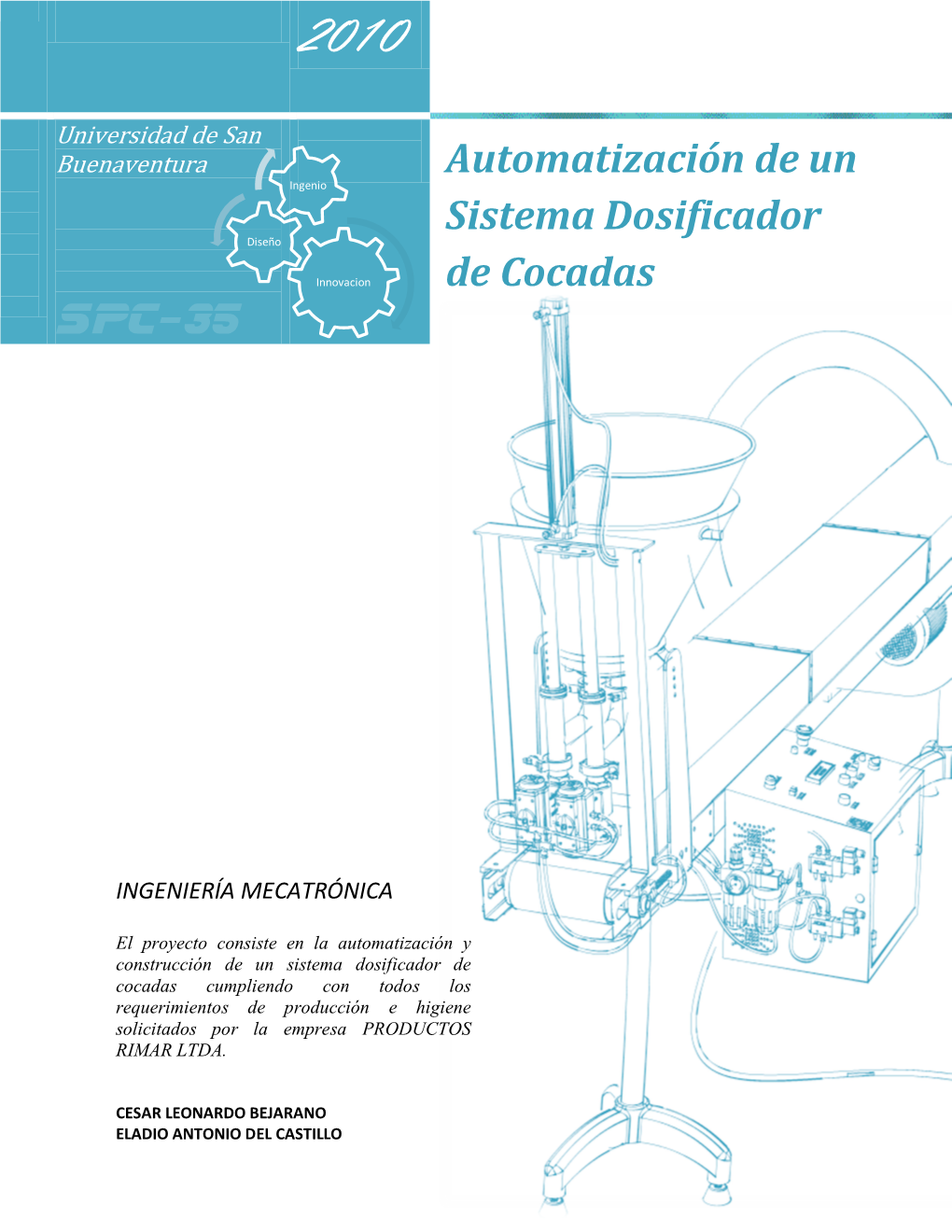 Automatización De Un Sistema Dosificador De Cocadas