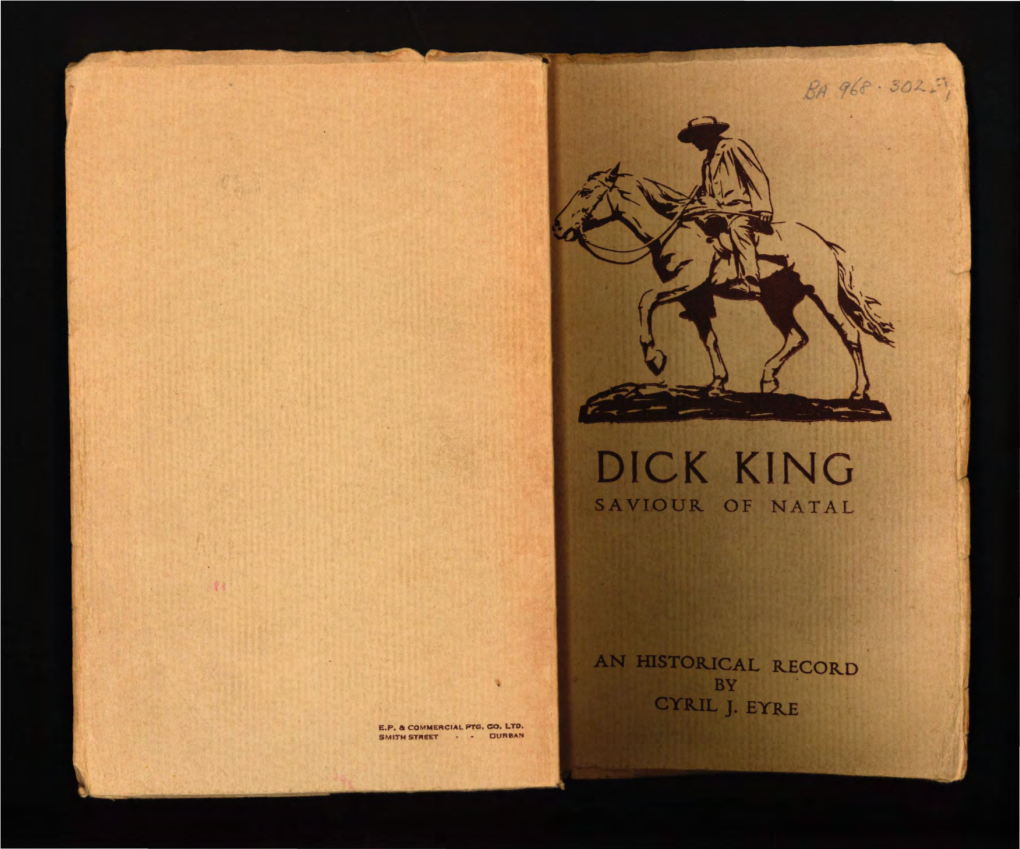 Dick King Saviour of Natal