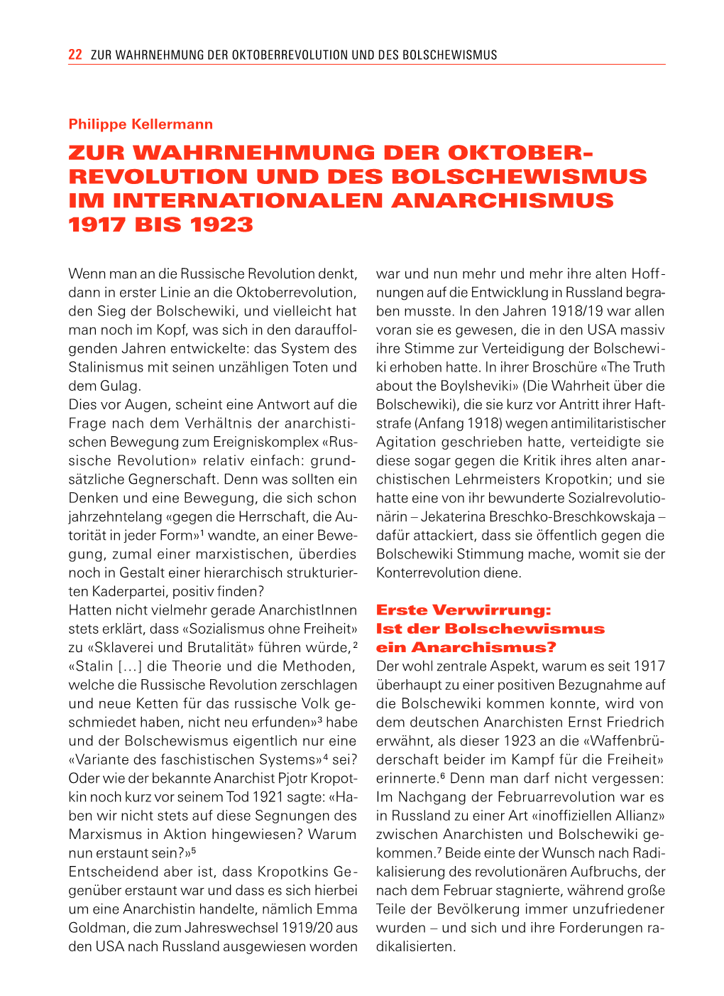 Zur Wahrnehmung Der Oktober Revolution Und