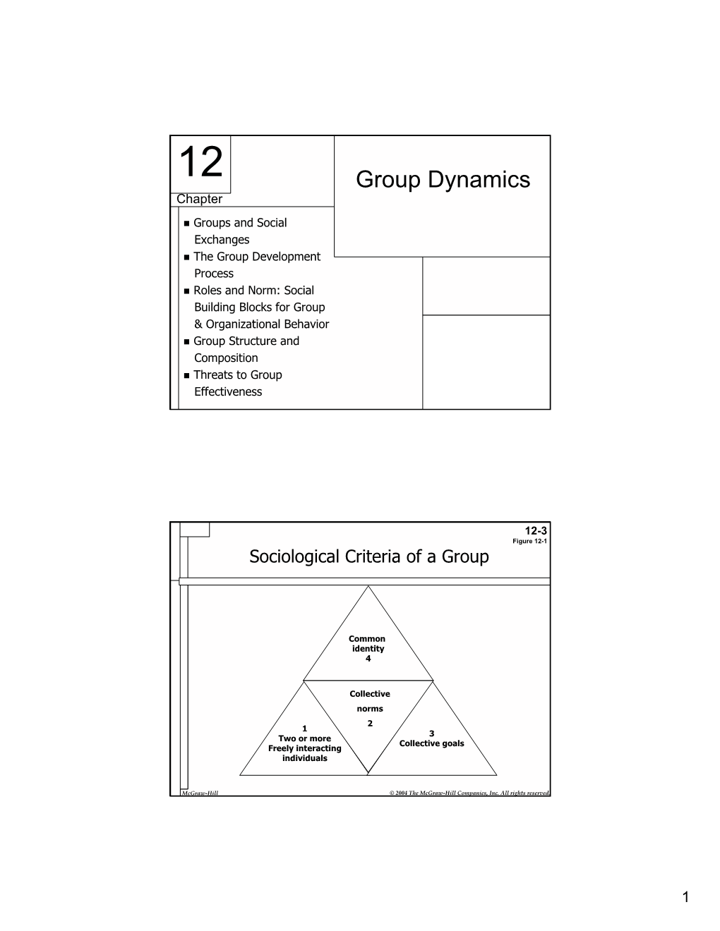 Group Dynamics Chapter