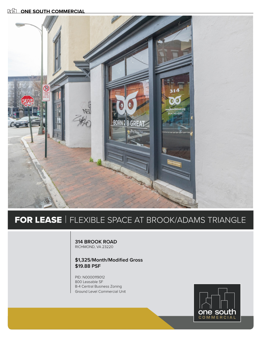 For Lease | Flexible Space at Brook/Adams Triangle