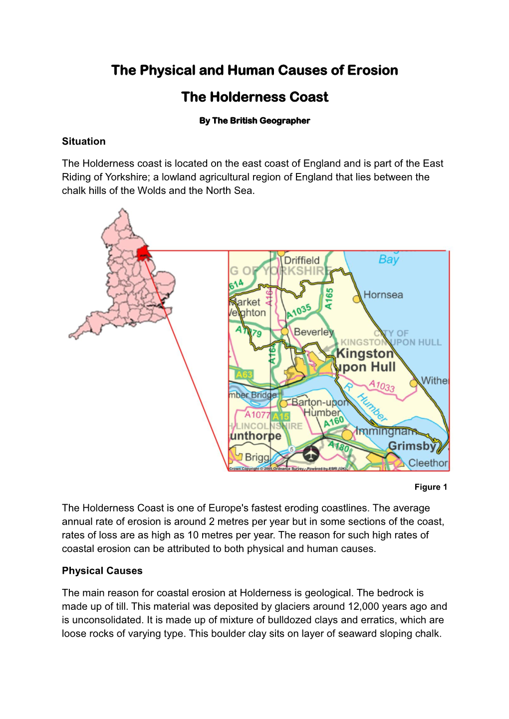 Geography: Example Erosion