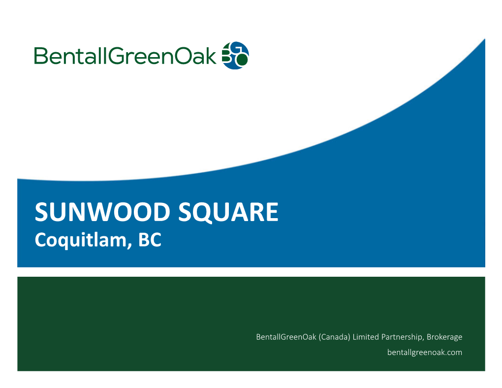 SUNWOOD SQUARE Coquitlam, BC