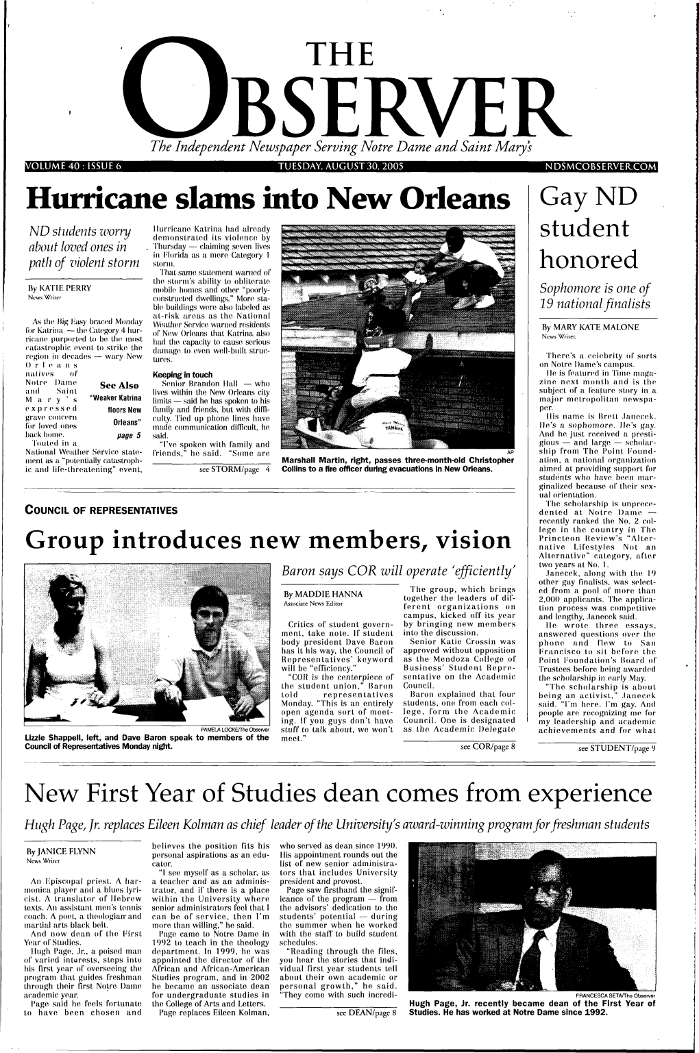 Hurricane Slams Into New Orleans Gaynd