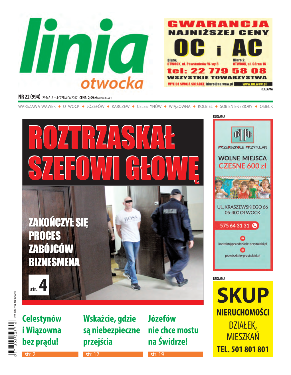 Józefów I Wiązowna Są Niebezpieczne Nie Chce Mostu Działek, Bez Prądu! Przejścia Na Świdrze! Mieszkań TEL.501801801 Str