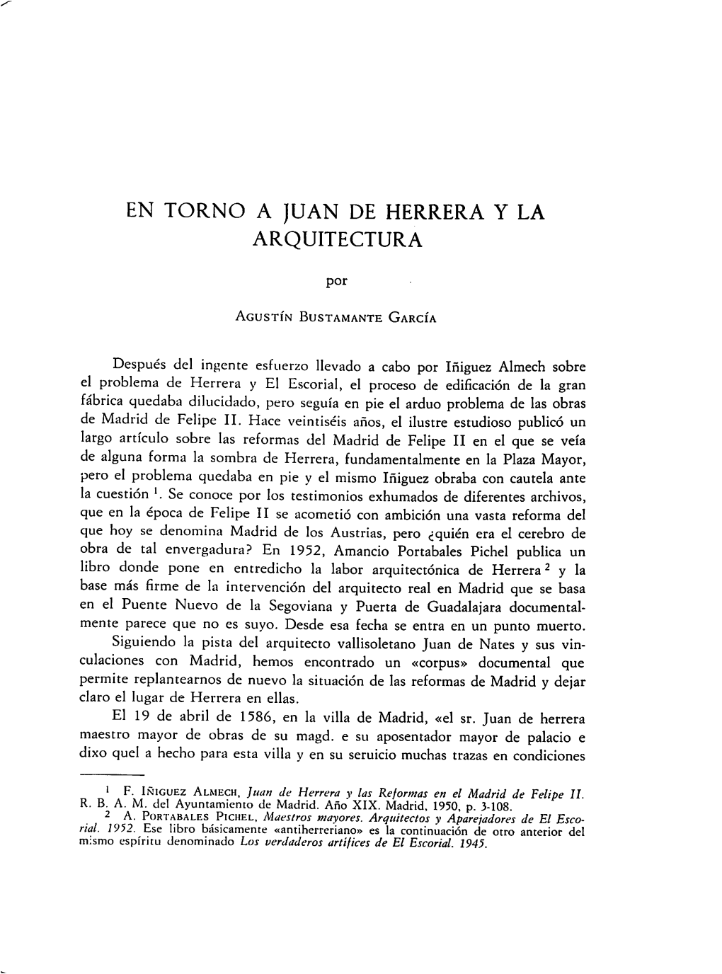 En Torno a Juan De Herrera Y La Arquitectura