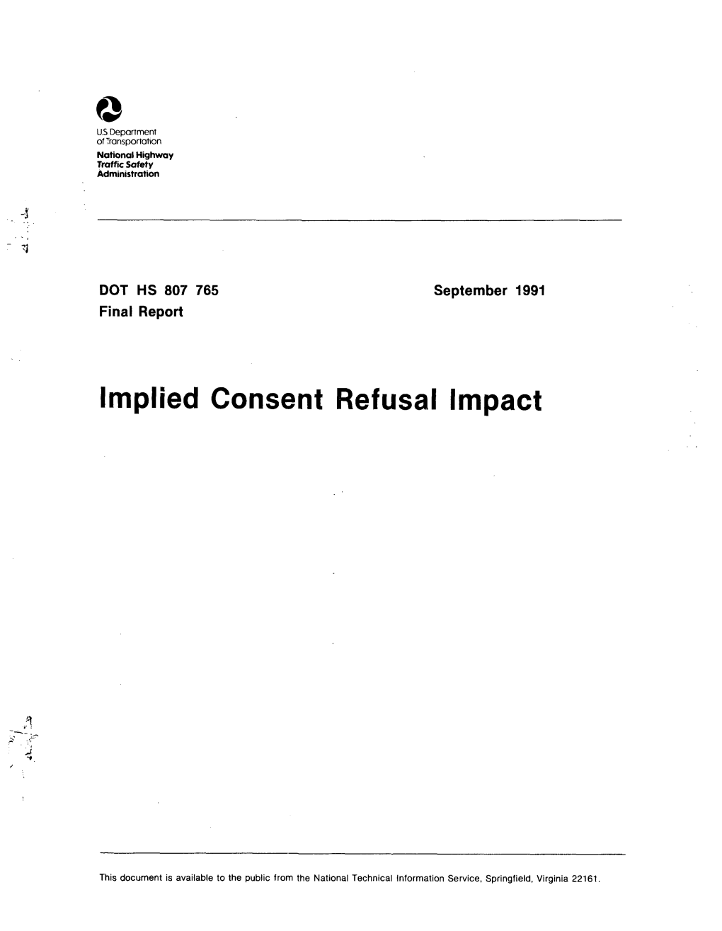 Implied Consent Refusal Impact