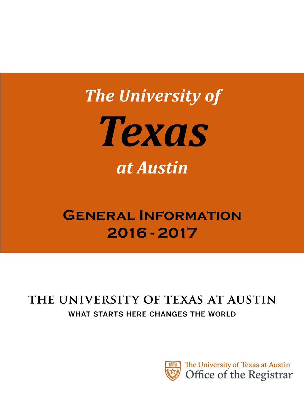 General Information 2016-2017 Introduction 3 Steven W