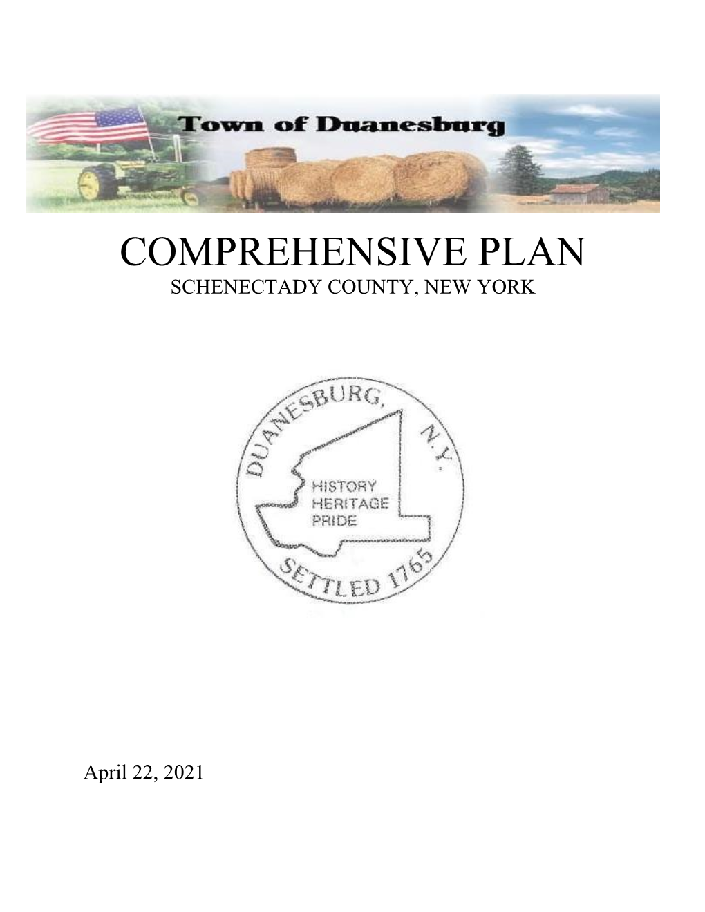 Comprehensive Plan Schenectady County, New York