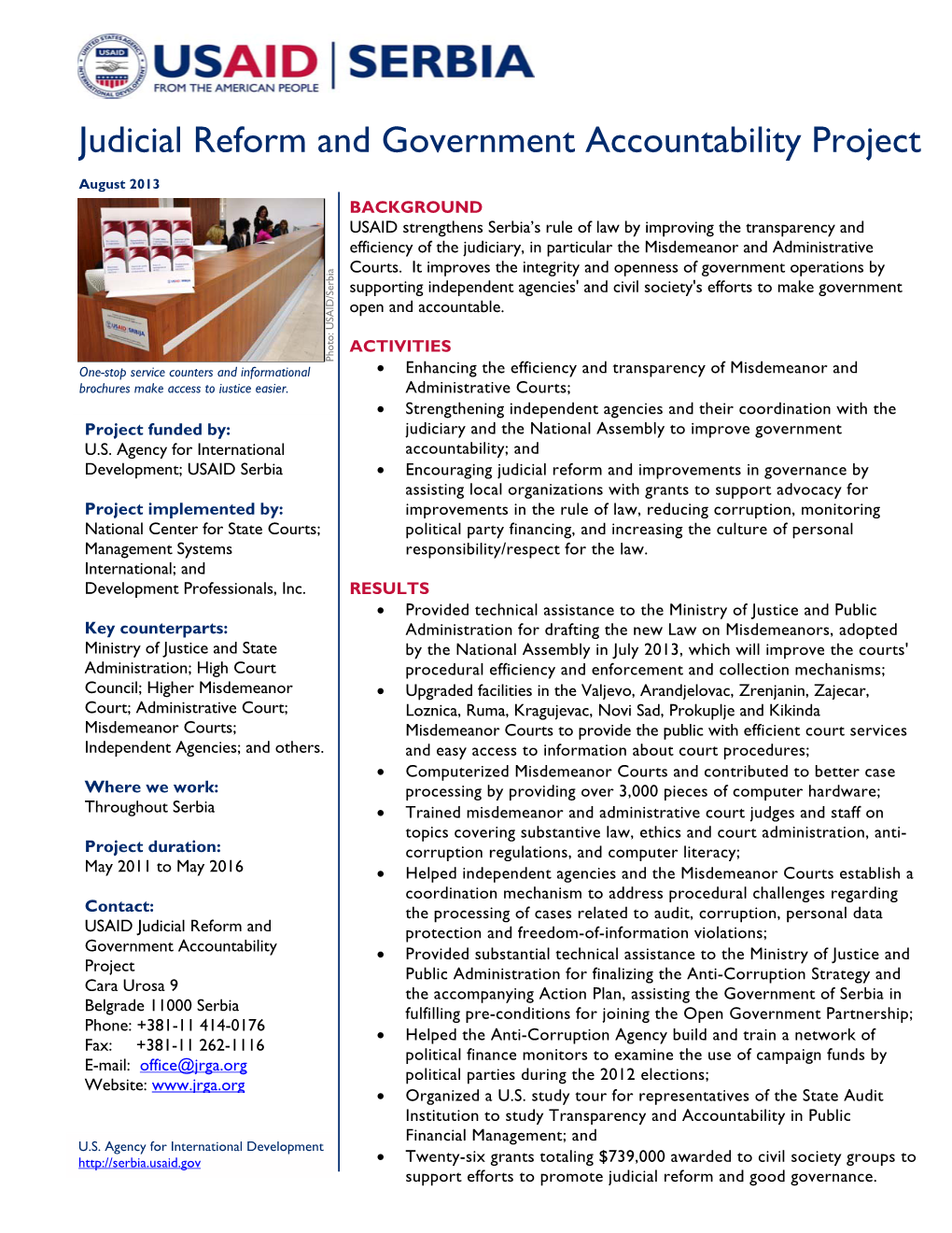 Judicial Reform and Government Accountability Project