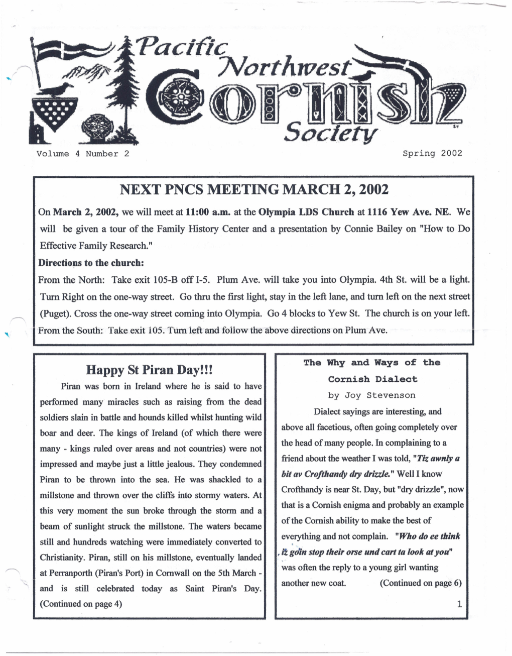 Next Pncs Meeting March 2,2002