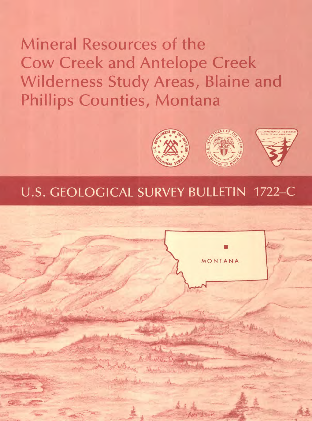 Mineral Resources of the Cow Creek and Antelope Creek Wilderness Study Areas, Blaine and Phillips Counties, Montana