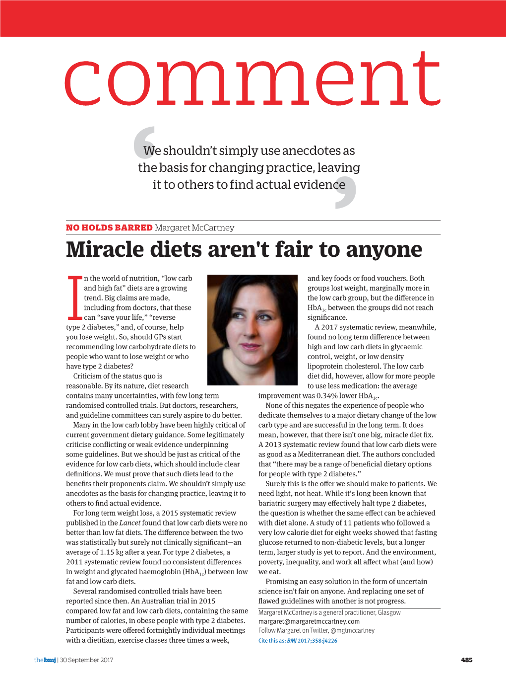 Miracle Diets Aren't Fair to Anyone