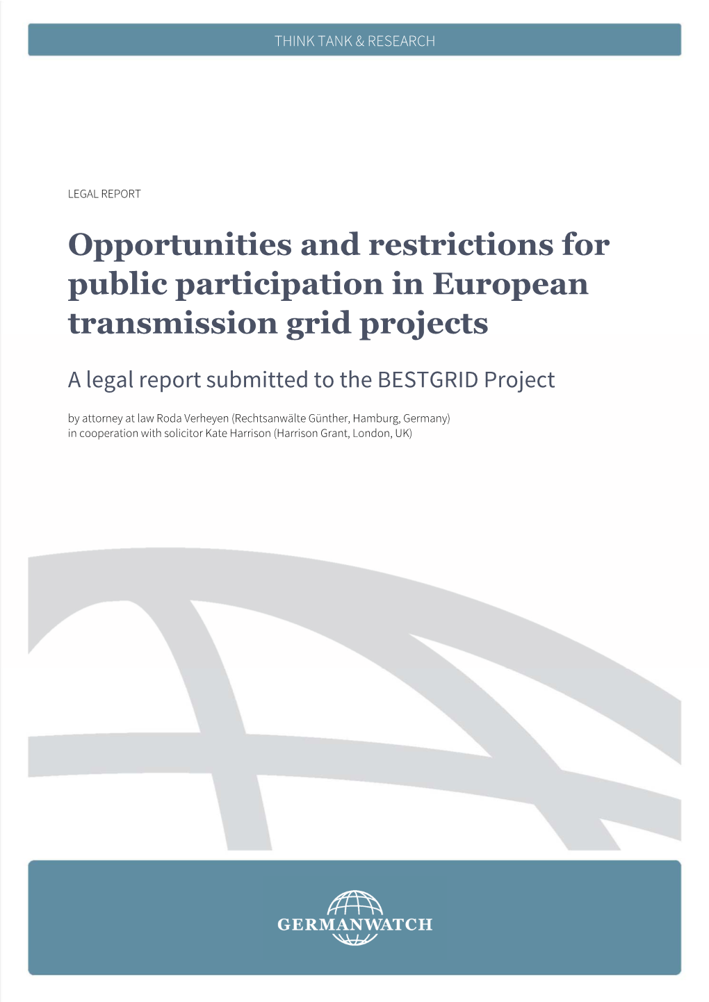 Legal Report Public Participation