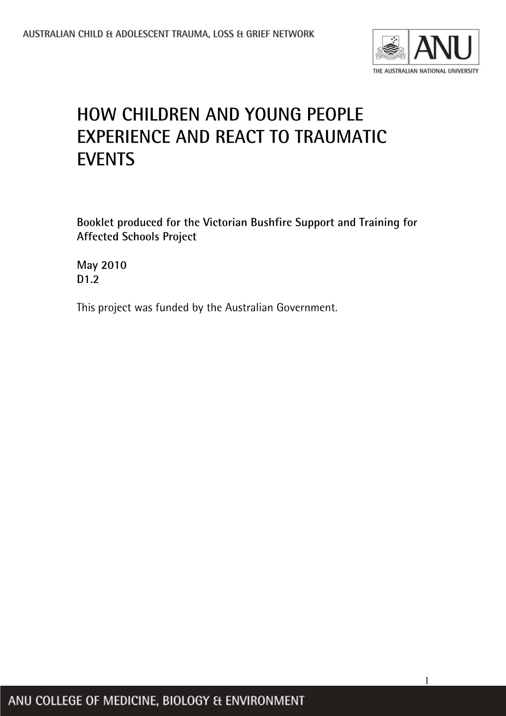 Teacher Resources – Trauma Responses in Early Teens and Adolescence