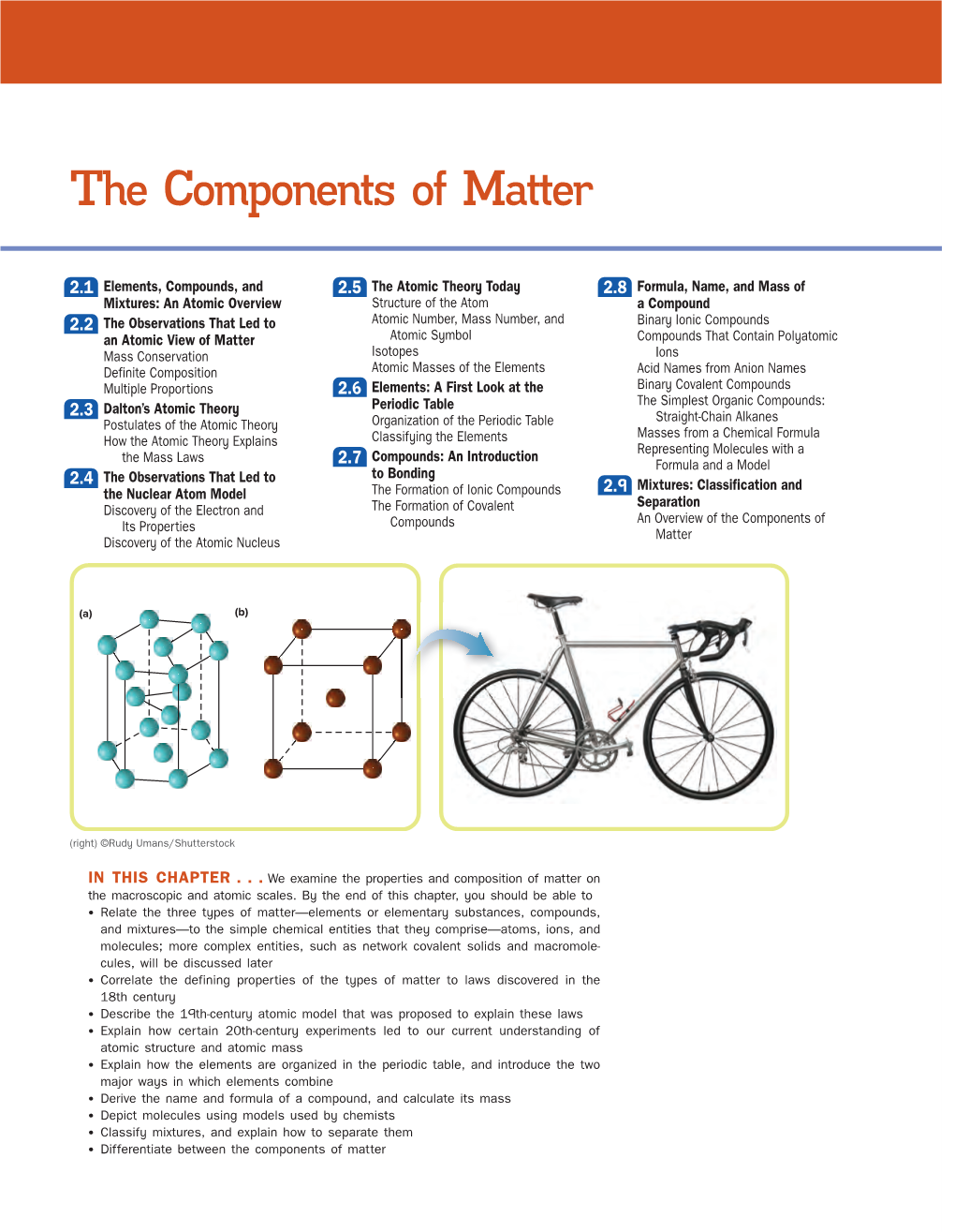 Chemistry: the Molecular Nature of Matter and Change