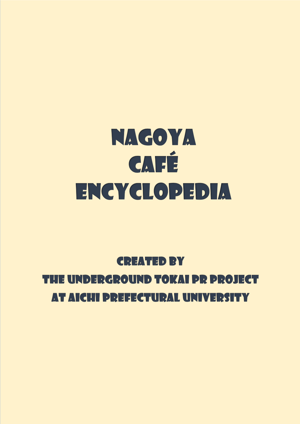 Nagoya Café Encyclopedia