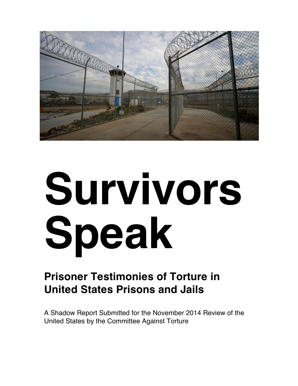 Prisoner Testimonies of Torture in United States Prisons and Jails