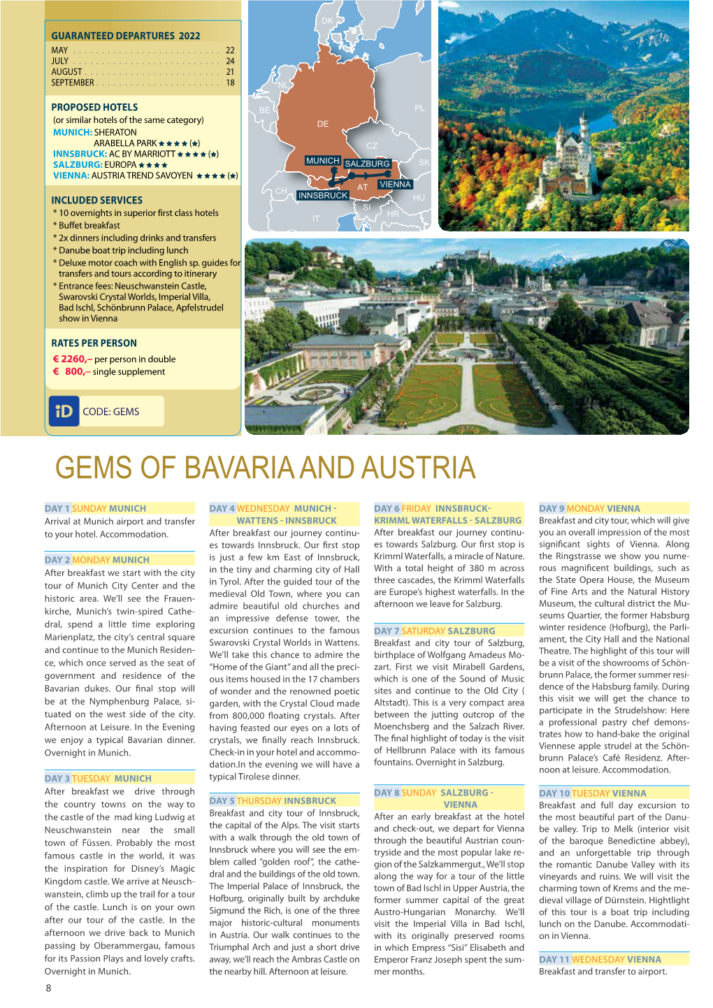 Gems of Bavaria and Austria