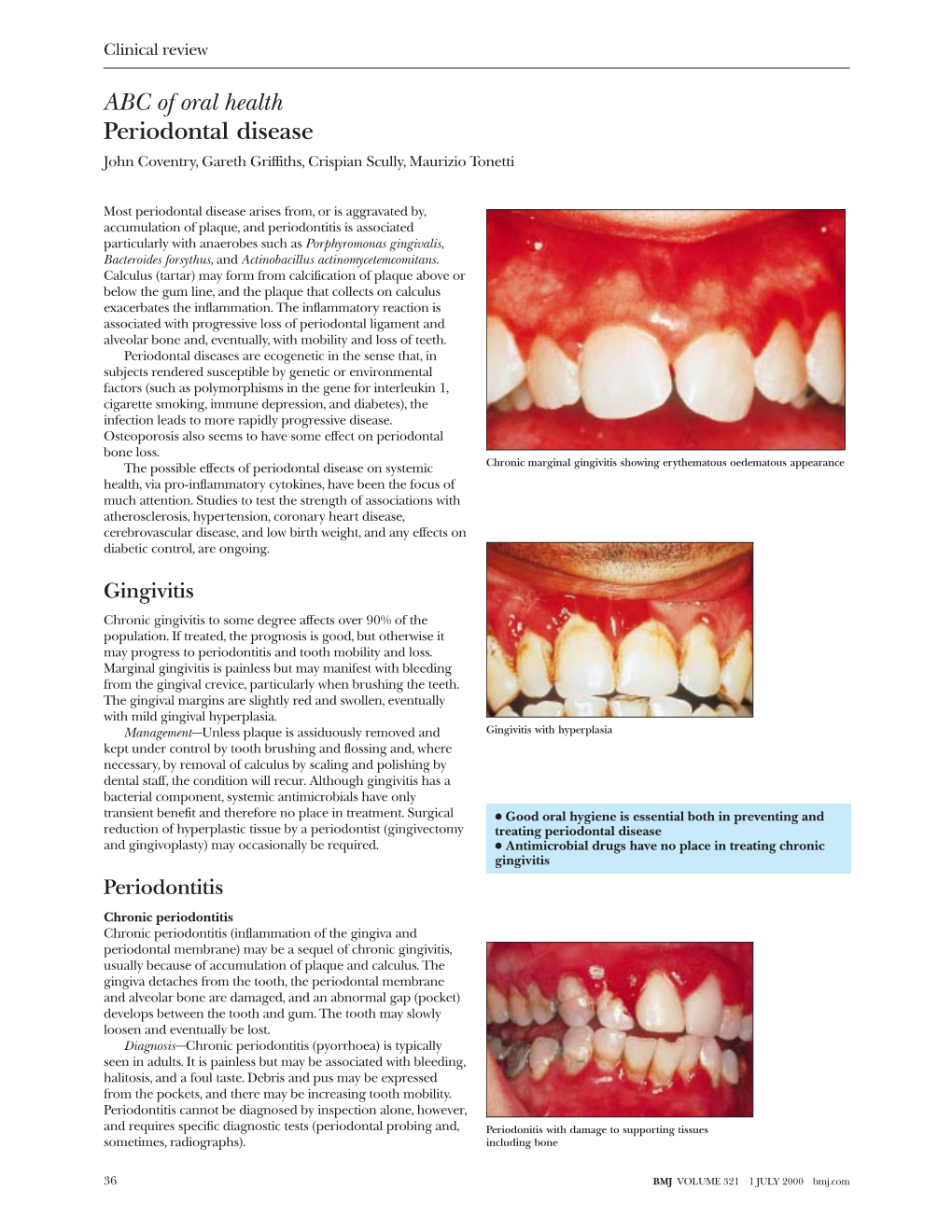 ABC of Oral Health Periodontal Disease John Coventry, Gareth Griffiths, Crispian Scully, Maurizio Tonetti