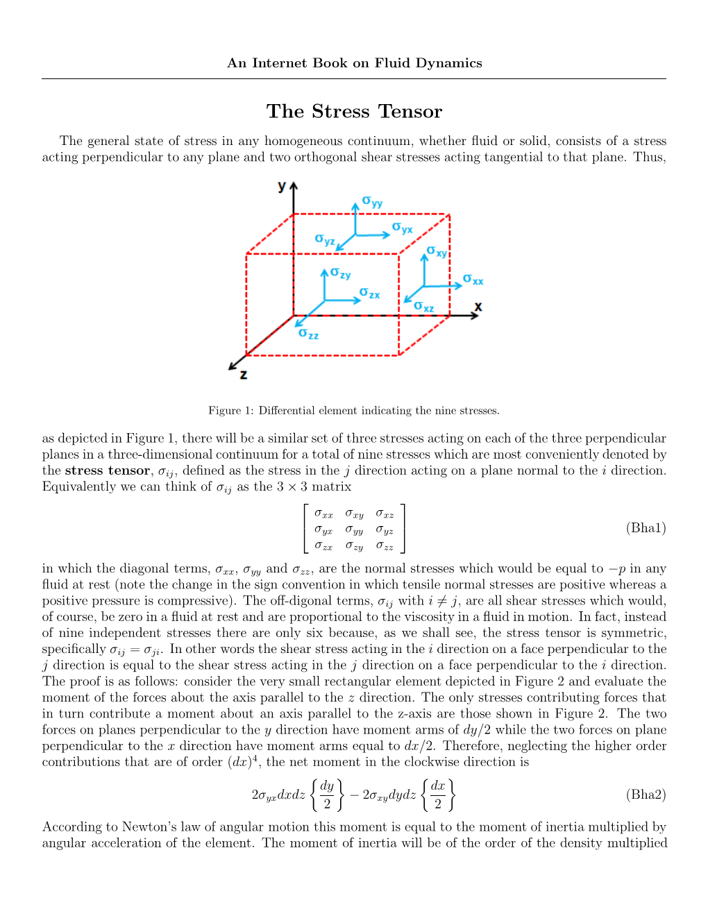 The Stress Tensor