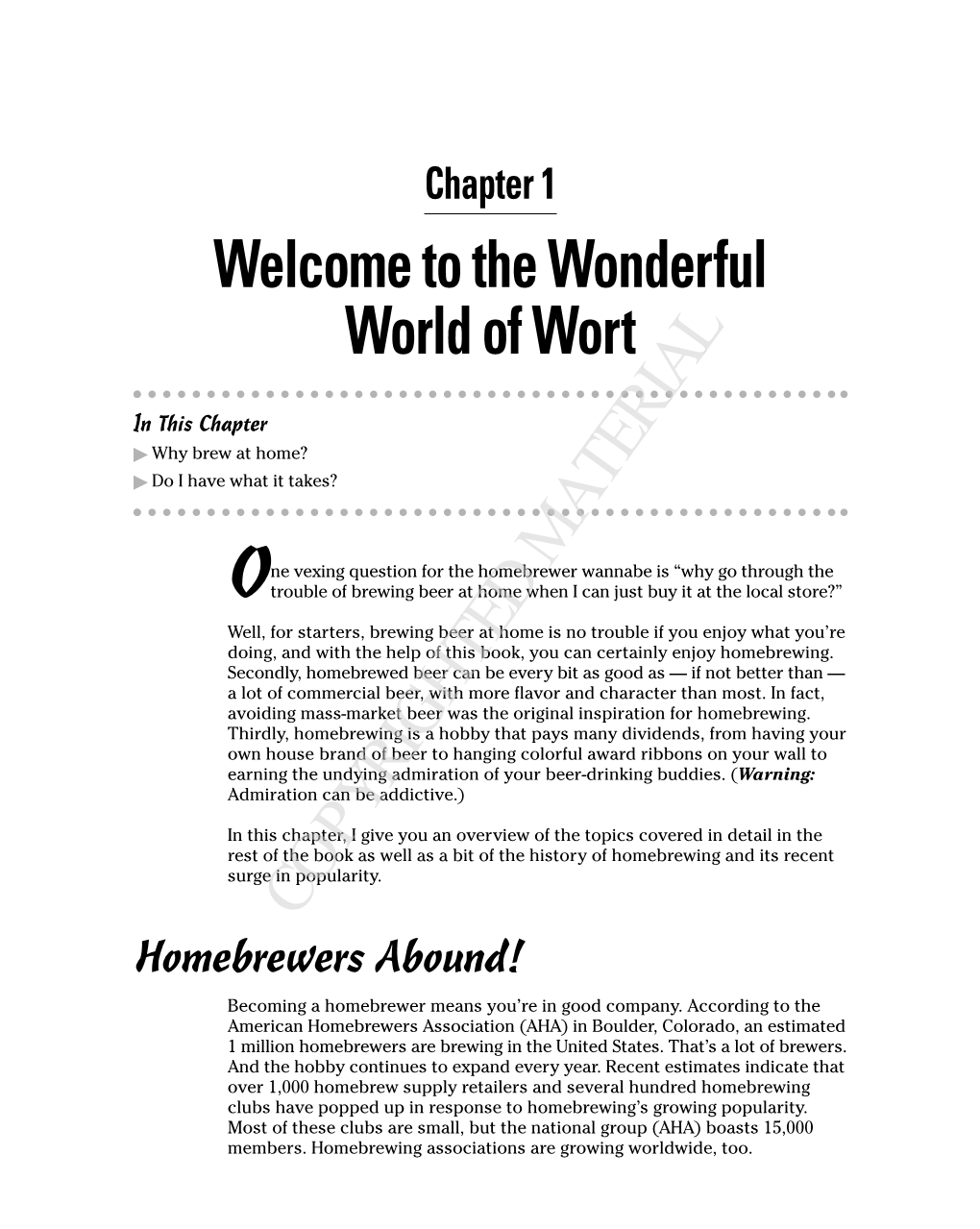 Welcome to the Wonderful World of Wort