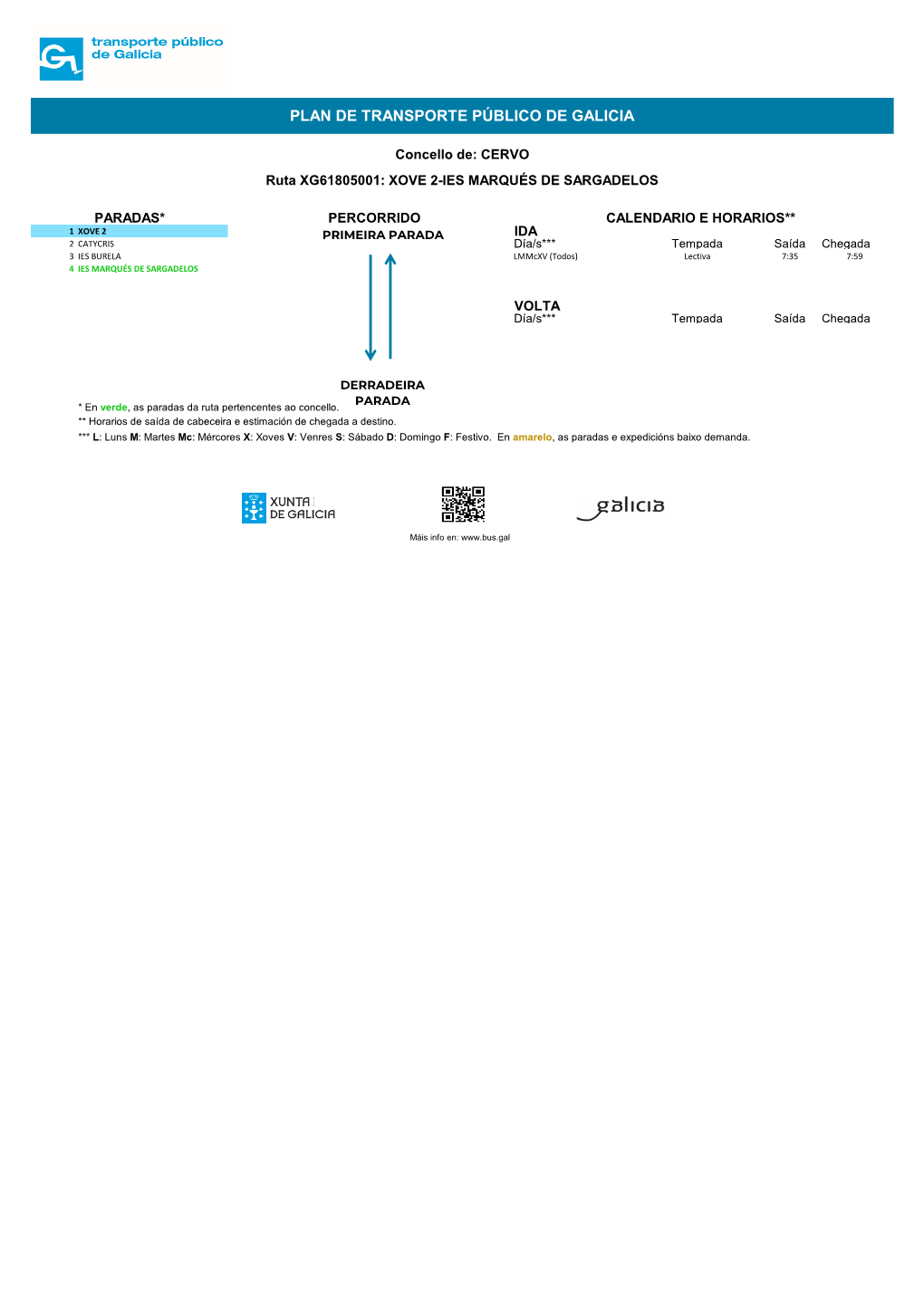 Plan De Transporte Público De Galicia