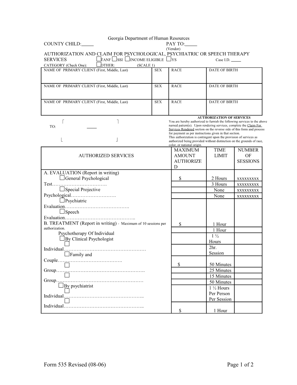 Georgia Department Of Human Resources