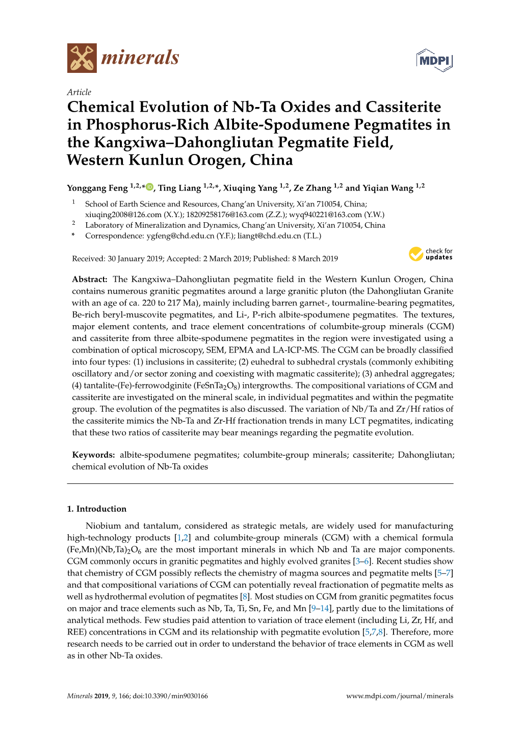 Chemical Evolution of Nb-Ta Oxides and Cassiterite in Phosphorus-Rich