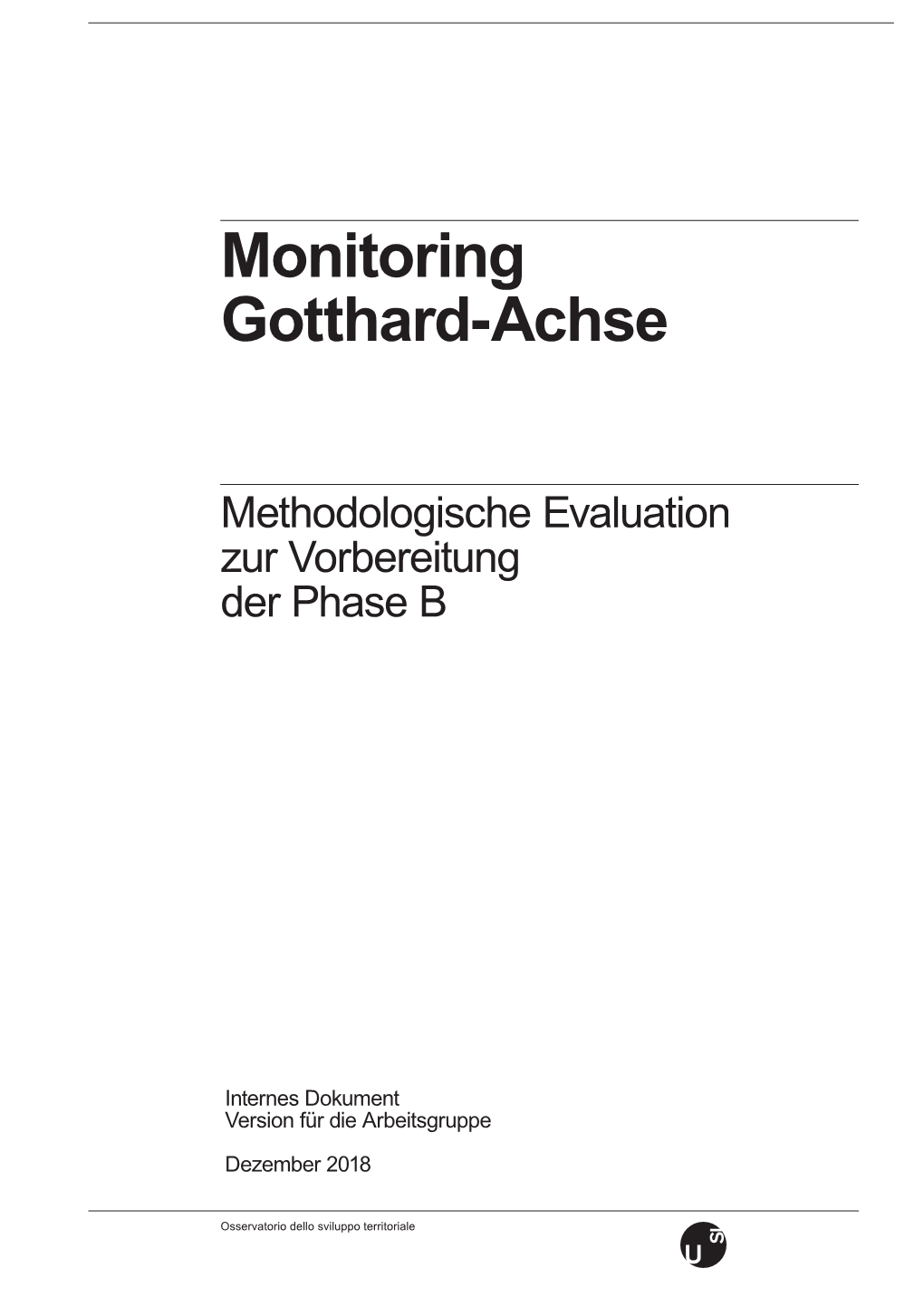 Monitoring Gotthard-Achse