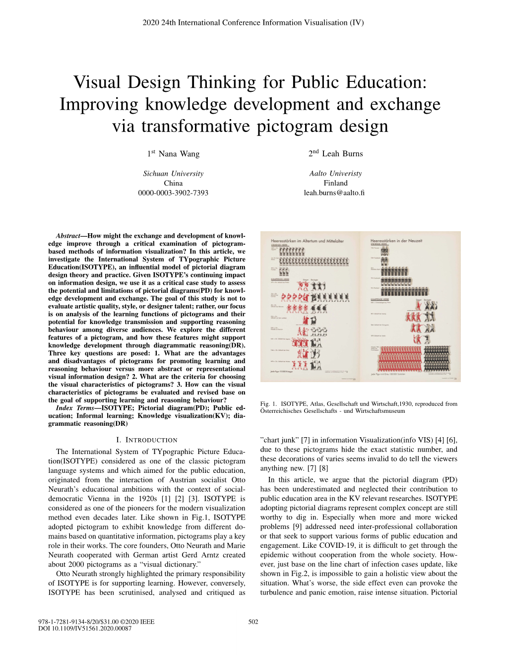 Improving Knowledge Development and Exchange Via Transformative Pictogram Design