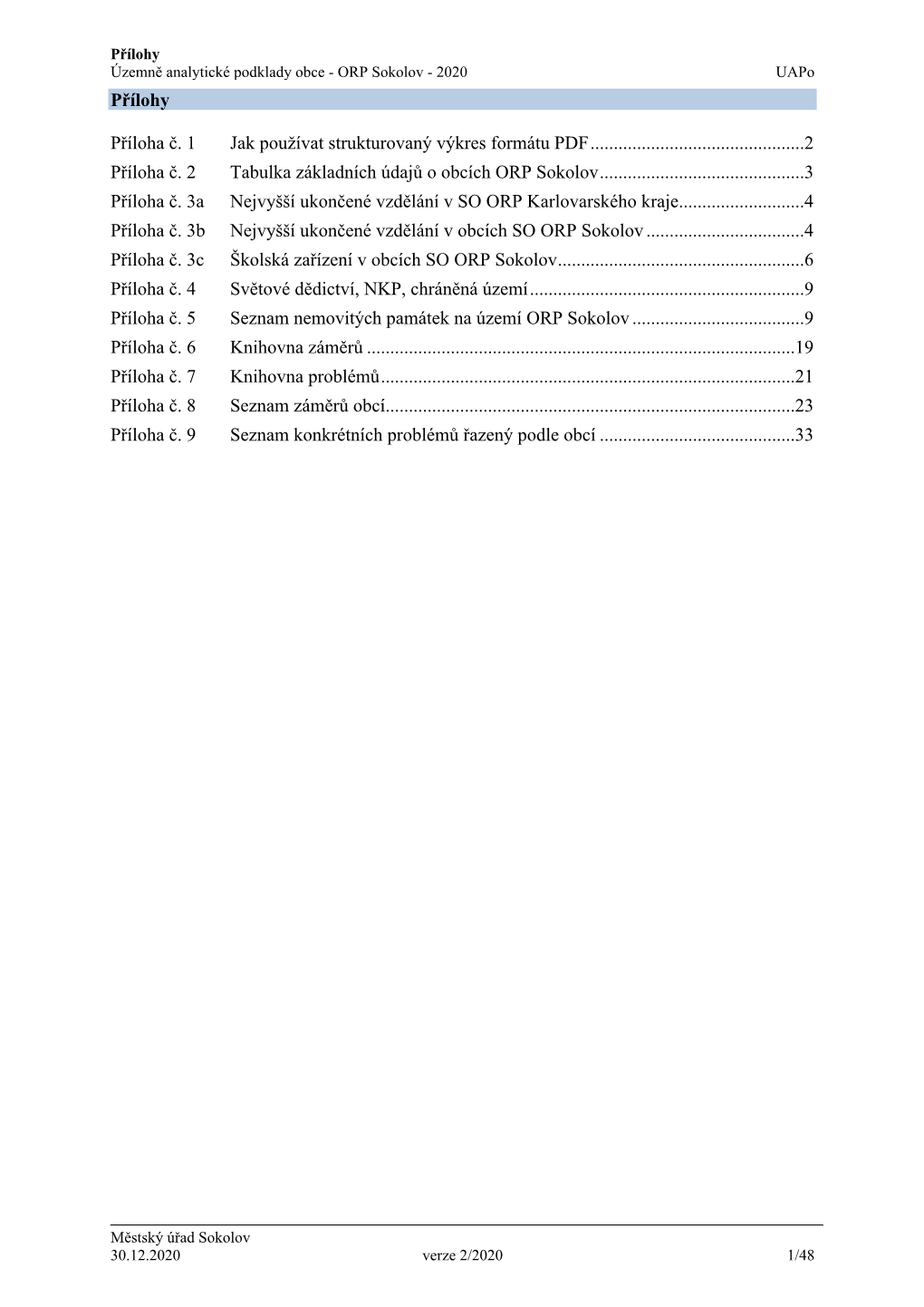 Přílohy Příloha Č. 1 Jak Používat Strukturovaný Výkres Formátu PDF