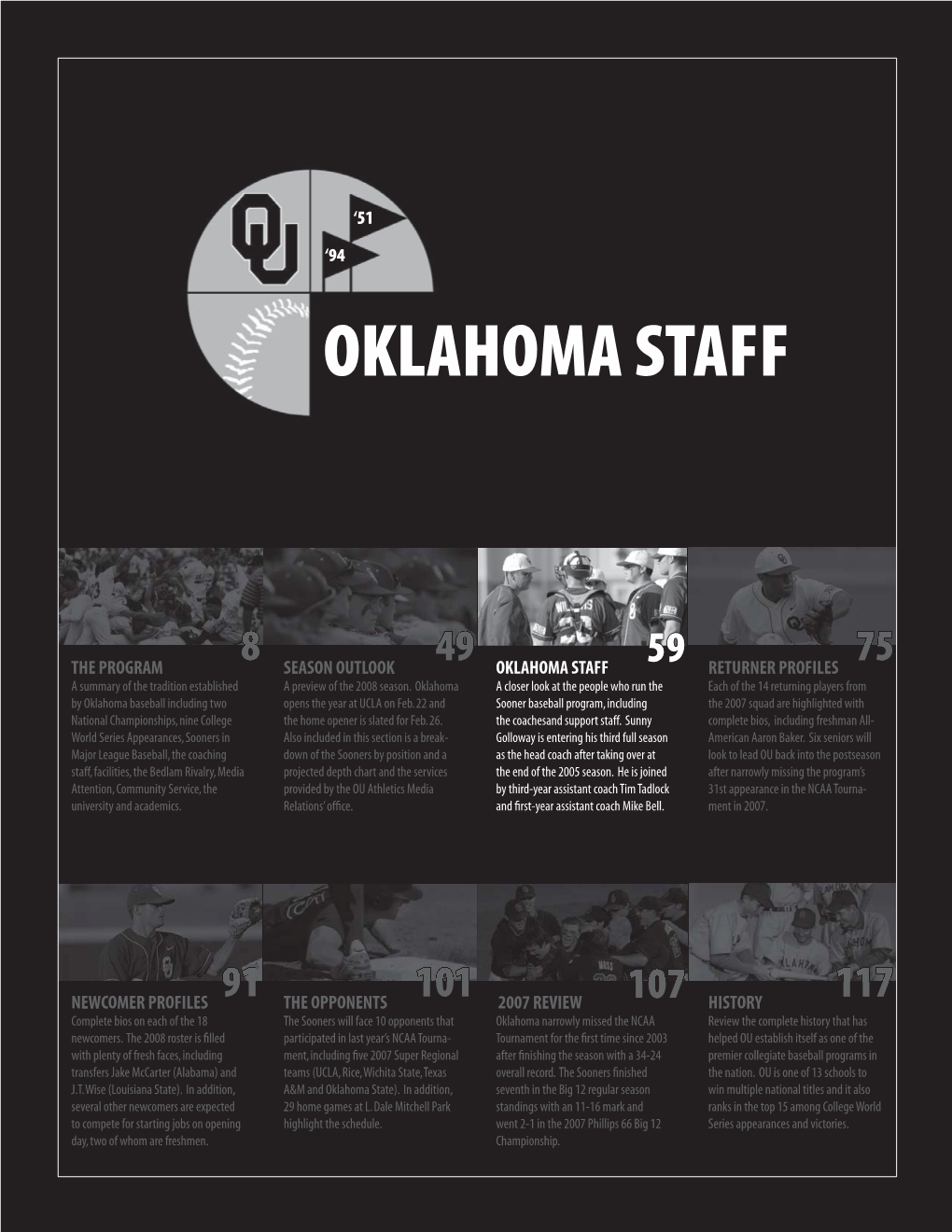 Sooners in Aalsolso Inclincludeduded in This Sectisectionon Is a Bbreak-Reak- Golloway Is Entering His Third Full Season Americamericanan Aaaronaron Bbaker.Aker