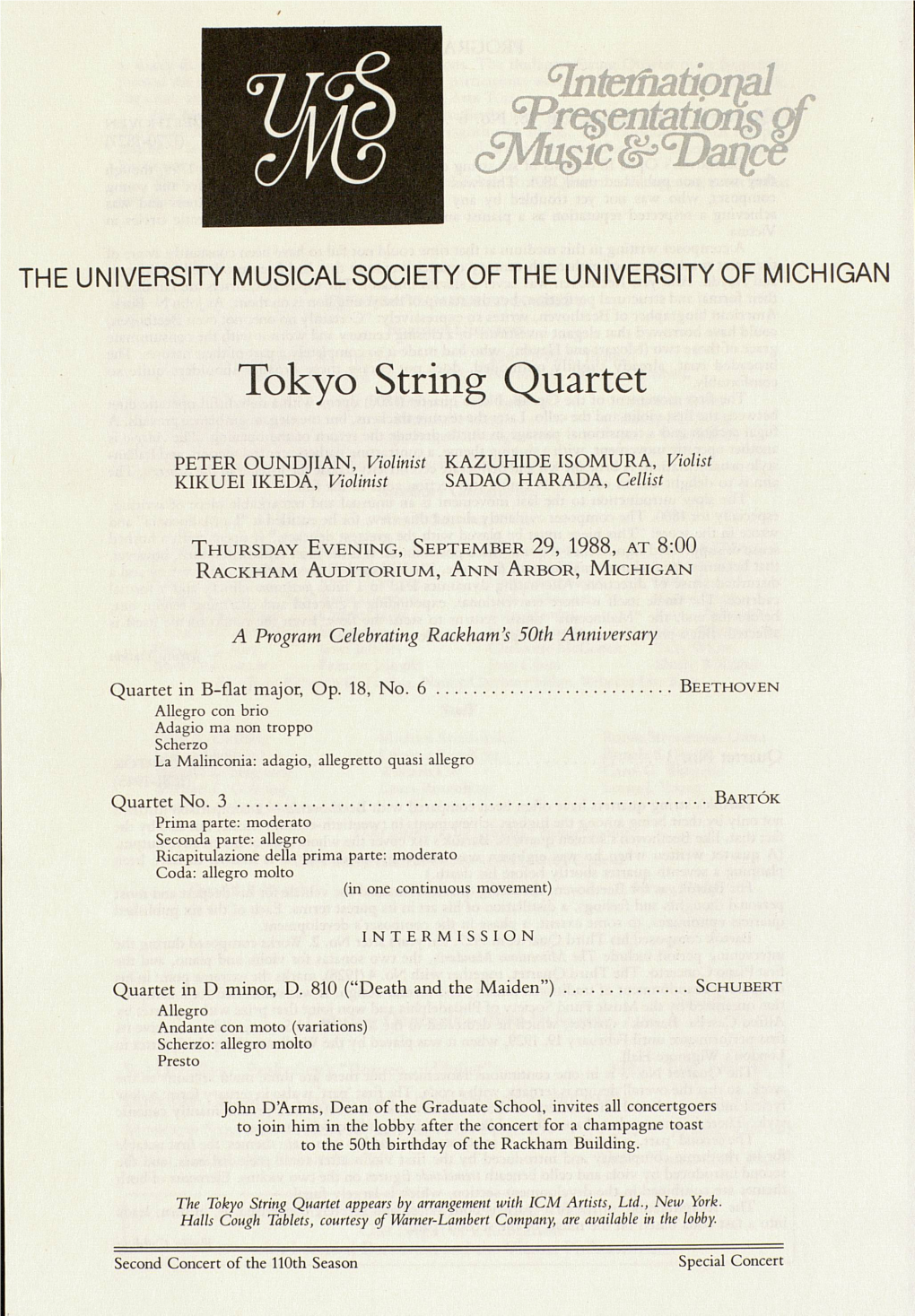 Tokyo String Quartet