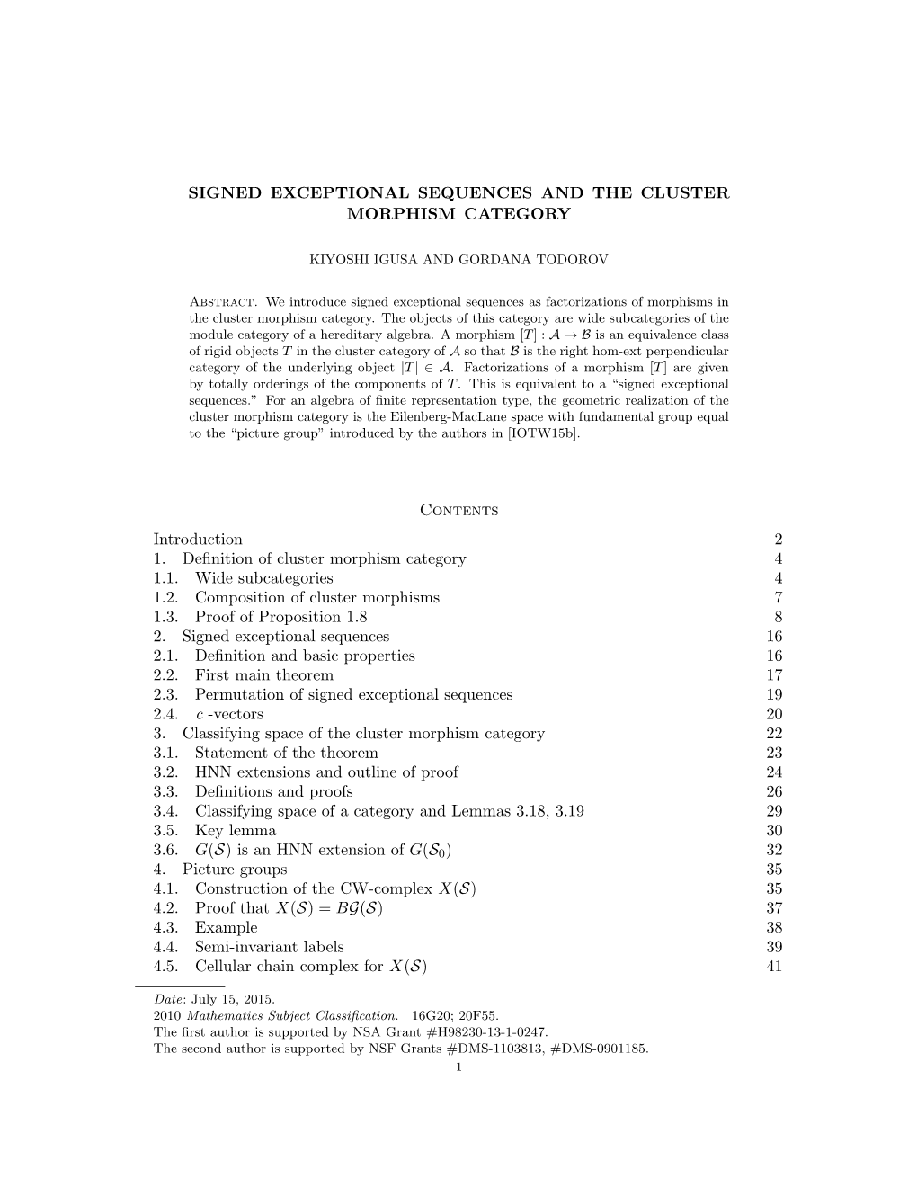 Signed Exceptional Sequences and the Cluster Morphism Category