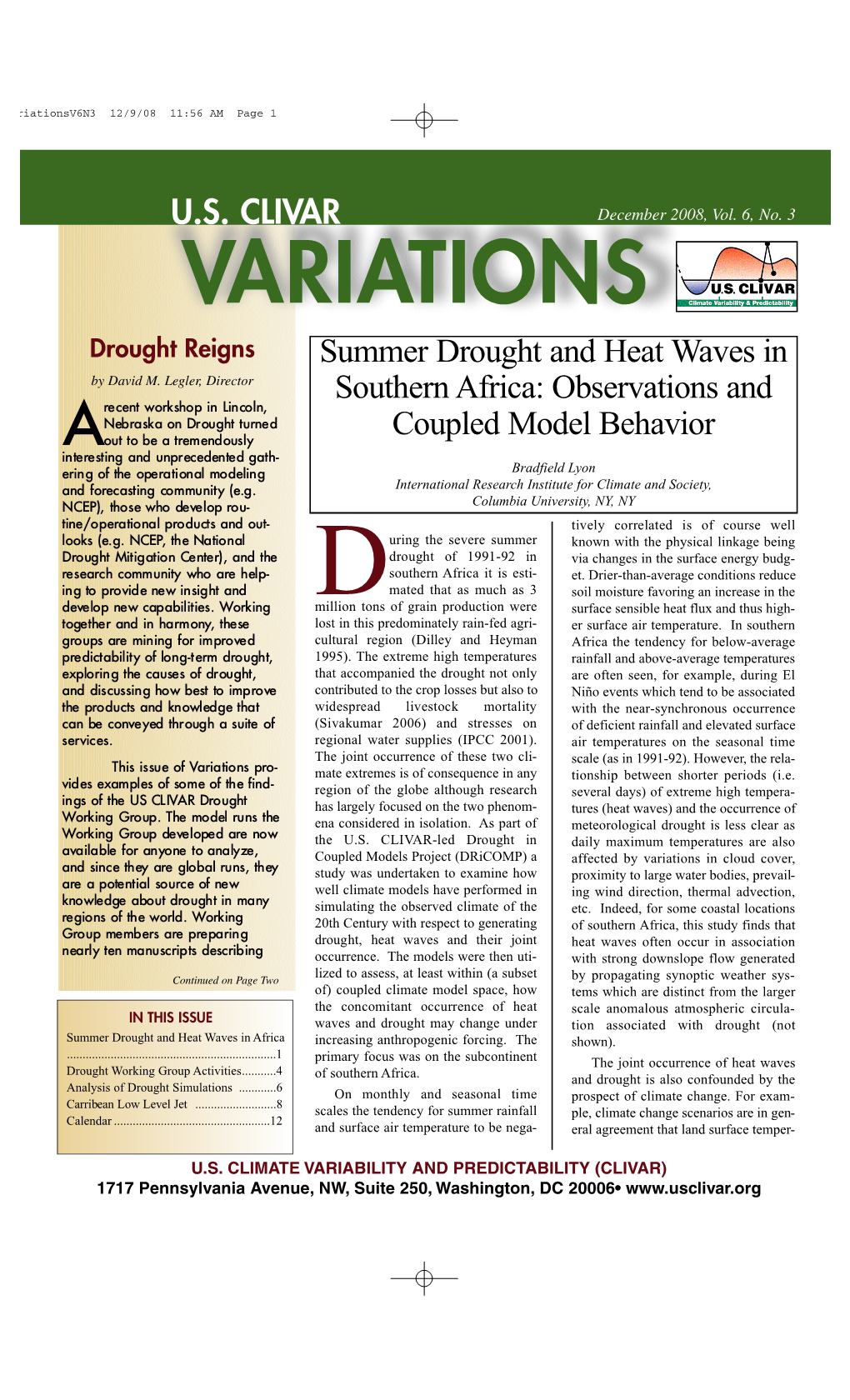 Variationsv6n3 12/9/08 11:56 AM Page 1
