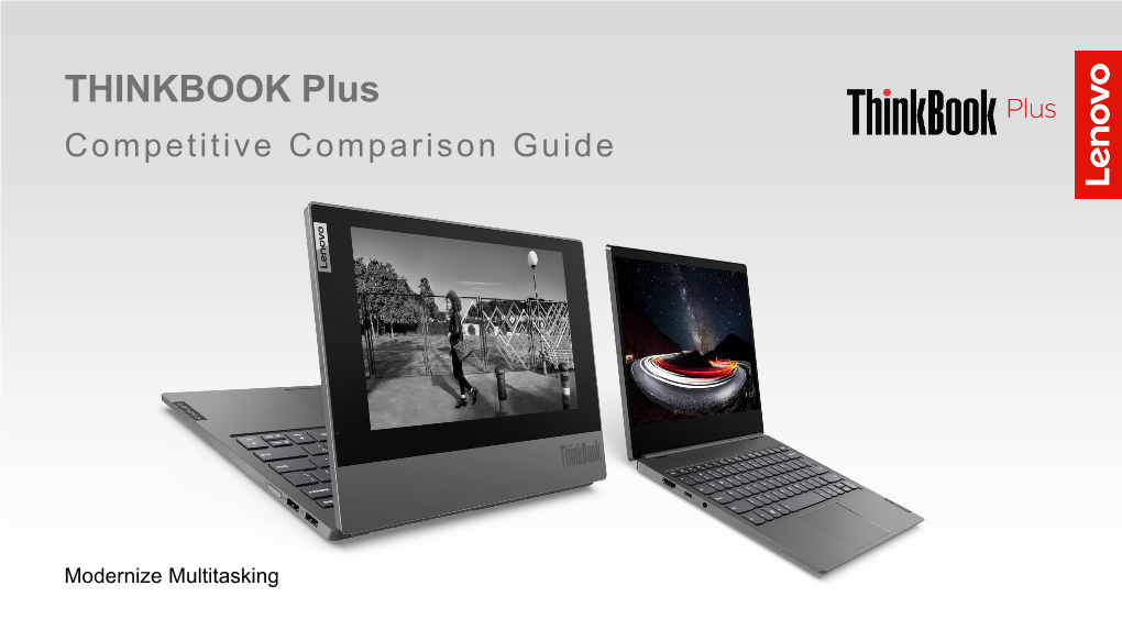 THINKBOOK Plus Competitive Comparison Guide