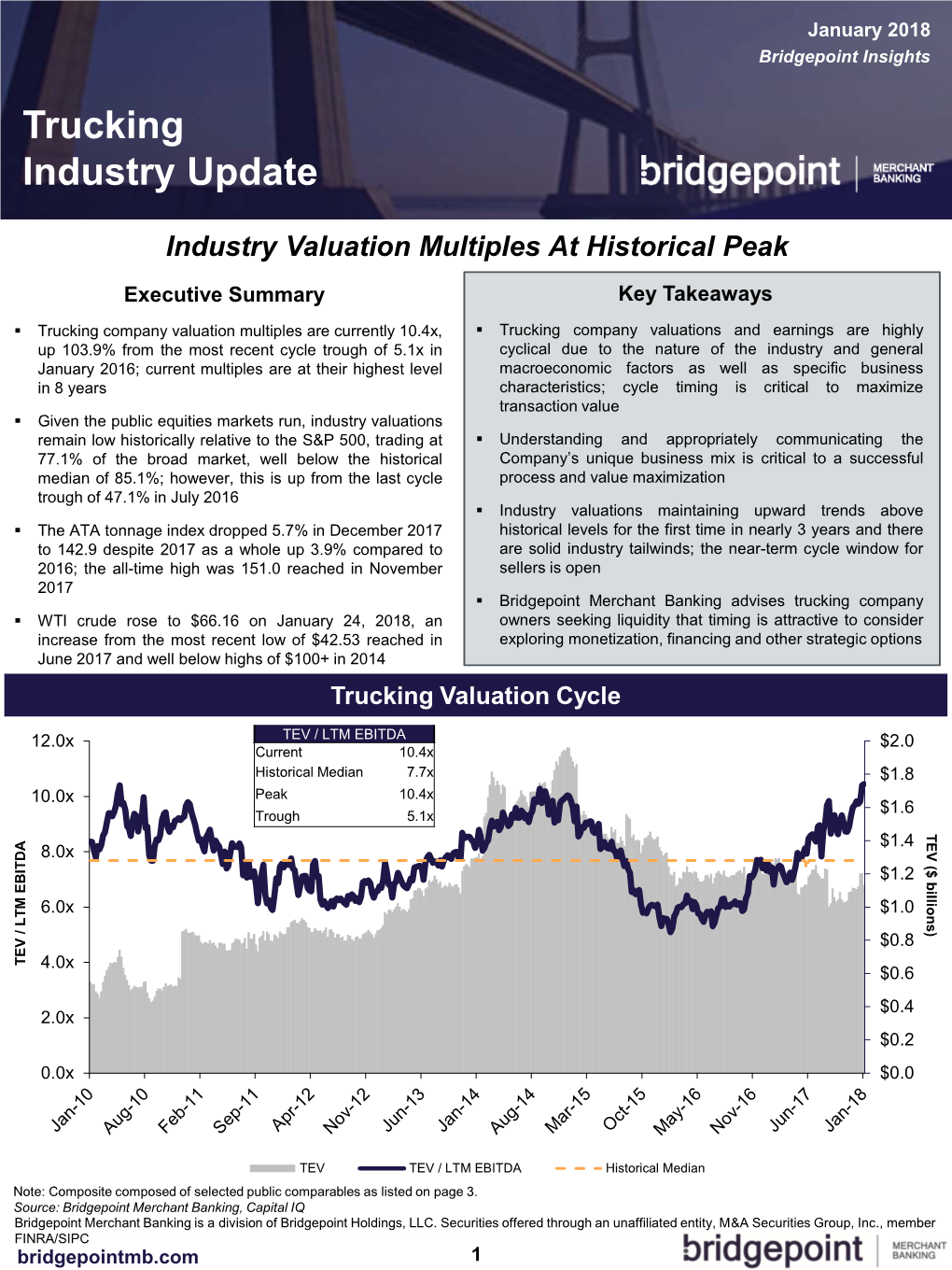 Trucking Industry Update – January 2018