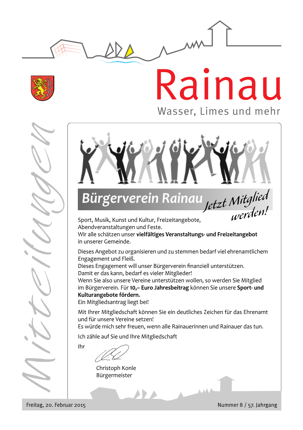 Bürgerverein Rainau Jetztmitglied Werden!