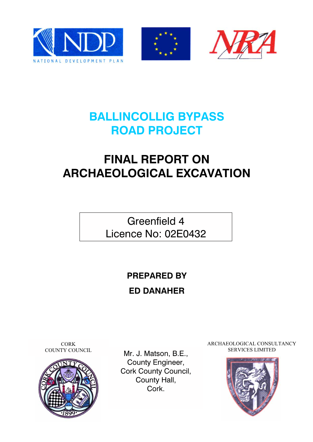 Ballincollig Bypass Road Project Final Report On