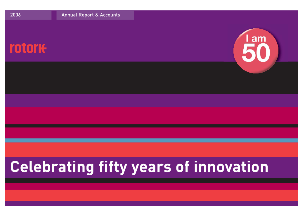 Rotork Annual Report 2006