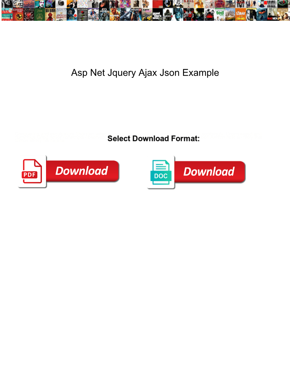 Asp Net Jquery Ajax Json Example Wersja