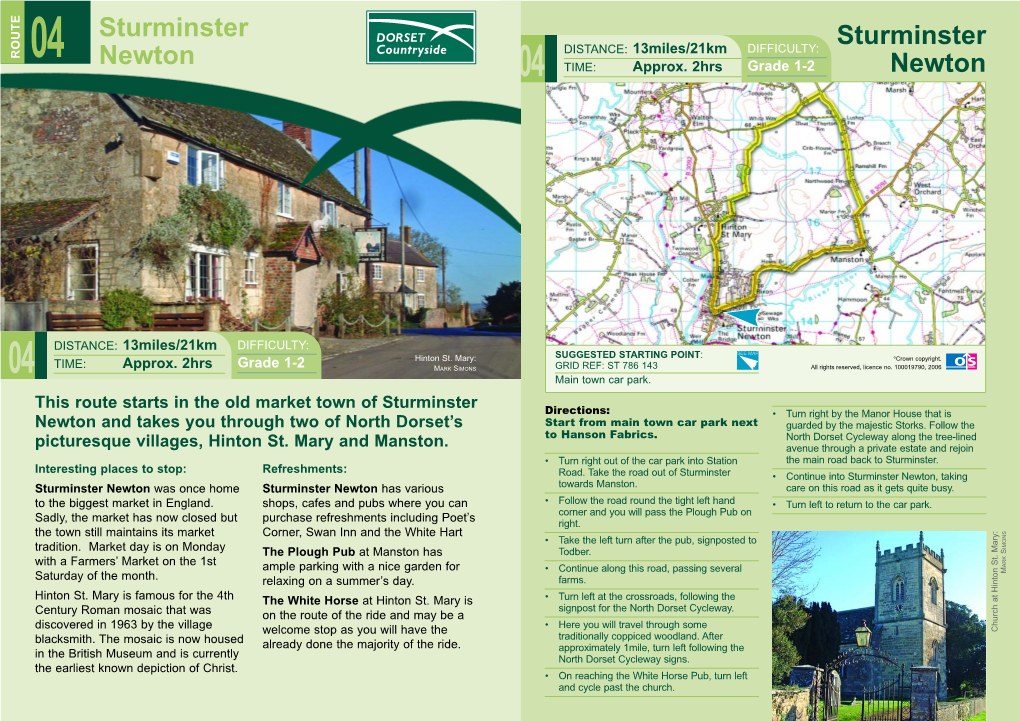 Sturminster Newton, Taking Sturminster Newton Was Once Home Sturminster Newton Has Various Towards Manston